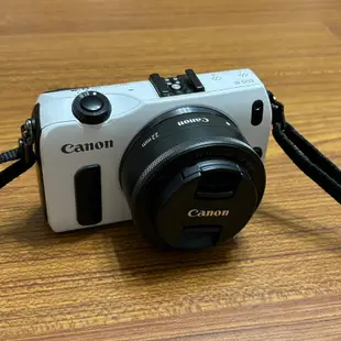 #可議價 Canon Eos M 佳能 類單眼相機 無反光鏡可換鏡頭相機 附配件 二手