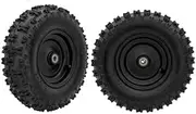 YC Yier YC Yier 2pcs High Performance 4.10-6 Front Tire Rim Wheel Assembly and Bearings 410-6 4.10/3.50-6 for Go Kart Lawn Mower Go Cart ATV Quad Bikes 4 Wheelers Scooter