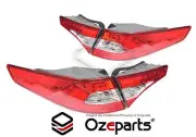 Pair LH+RH Tail Light + Boot Lid Lamp With LED For Kia Optima TF 2010~2013 SLi (for: Kia)