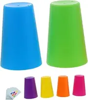 ADOCARN Speed Stacking Cups Set Kids Stacking Cups Toy Toddler Montessori Game Develop Concentration Coordination Skills