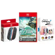 Zelda Tears of the Kingdom + Joy-Con 2 Controllers Bundle for Nintendo Switch 2
