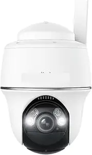 5MP 3G/4G LTE PT Camera 4K 8MP Cellular Outdoor Security Camera Smart Detection Battery/Solar Powered IP Camera(U/S_8MP PT CAM_PAL)