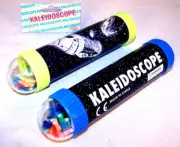 2 DELUXE GLOW IN DARK KALEIDOSCOPE fun space kids toys glowing novelty toy new