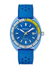 Bulova Men's Snorkel Blue Tang Fish Watch