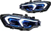 Car Lights, Compatible For BMW 2012-2018 F30 LED Headlight F31 Head Lamp 318i 320i 325i 328i 330i 335i DRL Automotive Accessories(LED,RHD)