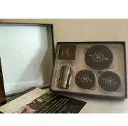Mirabella Pure Mineral MakeUp Kit Light Press Compact Foundation Powder Kabuki