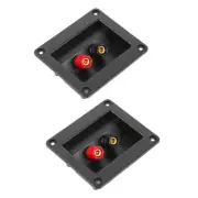 2pcs Subwoofer Terminal Cup Speaker Terminals Sub Box Terminal Cup Double