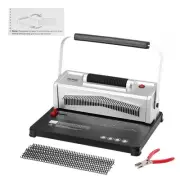 Coil Binding Machine Manual Book Maker 46 Holes 500 Sheets Punch Binder 100pcs