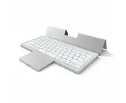 Keyboards & Keypads Bluetooth Keyboard Silver Mini Foldable Wireless Keys With Touchpad For Computers