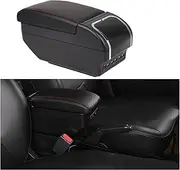 for D&acia for Spring Car Armrest Box Car Accessories Store Box Interior Parts Car Centre Armrest Glove Box(E1 9 USB)