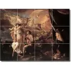 Nicholas Poussin Mythology Tile Mural PT06781. 48 x 36 (12) 12x12 tiles