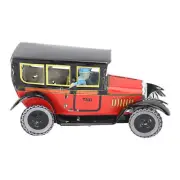 Wind Up Toy Car Wear Resistant Clockwork Toy Vintage Appearance Easy Using LS