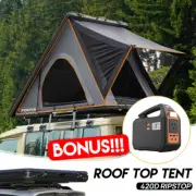 PORIYA Reliable Rooftop Tent with Power Station Hardshell 3 Person UV-Resistant