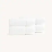 Renee Taylor Cambridge Textured 4 Piece Snow Bath Sheet Pack