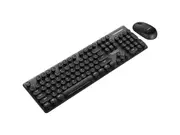 BDI Wireless Punk Mechanical Feeling Keyboard Mouse Set (Whisper-Quiet)