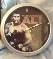 Muhammad Ali Sting Like A Bee Wall Clock Wood 15 " Vandor #45089 w/ box $18.99