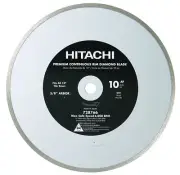 Metabo HTP 728766 10-Inch Wet and Dry Cut Continuous Rim Diamond Saw Blade, New