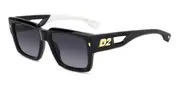 Dsquared2 D2 0143/S 807/9O Men's Sunglasses Black Size 53