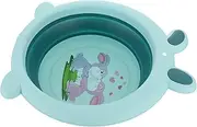 SEWACC Portable Collapsible Wash Basin Cartoon Bunny Design Lightweight and Compact for Travel for Washing Face Safe Material