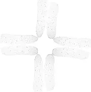 [GLSTOY] 4 Pairs Cute Star and Moon Sheer Mesh Ankle Socks Lightweight Breathable Summer Socks for Sandals Elastic Fit Versatile Styles