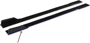 2m Car Side Skirt Extensions Splitters Lip Compatible for Mazda 3 Axela 6 Atenza 2 3 5 6 CX-3 CX5 CX-4 CX-5 MX5 RX8 Compatible for Miata 323 Body Kit