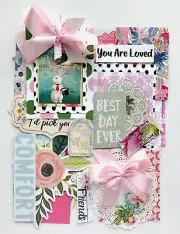 Junk Journal Shabby Chic Paper Kit For Scrapbooks Journals Planners Cards #PKS5