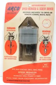 Vintage ARCO Reversible Speed Reducer & Screw Driver No.780 Made in USA NOS