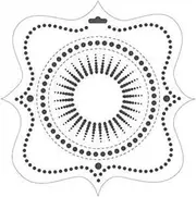 The Crafters Workshop - 12X12 Template - Orchid*