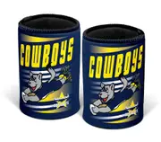North Queensland QLD Cowboys NRL Retro Mascot Beer Can Bottle Cooler Stubby Holder Cosy