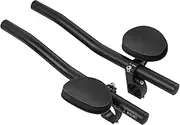 Aero Bars - Clip On Handlebar for Road Bike, Time Trial Setup, Adjustable Aero Grip Extension, Lightweight Bike Aero Bars for Racing, , Speed and Distance Danger with the Langs