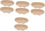 WOFASHPURET 4 Pairs Cushioned Heel Grips Liners for Women's Shoes Half Size Gel Inserts Non-slip Pad for Comfortable Walking