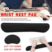 Keyboard Wrist Rest Pad and Mouse Gel Wrist Rest Support Cushion w/ Memory Foam