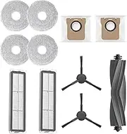 Replenishment Kit for Dreame L20 Ultra Accessories - Spare Parts for Dreame L20 Ultra Robot Vacuum Cleaner - Replacement Roller Brush, Side Brushes, Dust Bags, Filters, Mop Pads