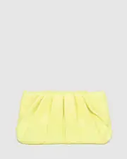 Yellow Lucy Pouch Clutch Bag