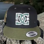 DC Shoes Sk8 VC Birdie Black SnapBack Trucker Hat Cap NEW Fast Ship