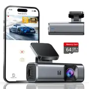 4K Dash Cam Front, Built-in 5G WiFi, 64GB Card Included, Dash Camera for Cars...