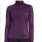 Calia Mesh Mock Neck Pullover In Color Blackberry Cordial Small NWT