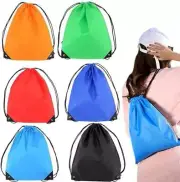 Gym Bag, Drawstring Bag, Pack of 6 Sports Bags, Drawstring Gym Bag