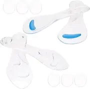 Vaguelly Gel Heel Cushions for Women Pack Inserts Arch Support Comfortable for High Heels