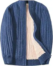 [ORDOBO] Men's Cardigan Sweater - Plus Size M-7Xl Winter Sweater Jacket Knitted Cotton Thick Warm Cardigan Tops Clothin