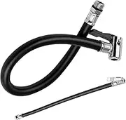 Tire Valve Extension Hose – Copper Rubber Flexible Tire Valve Extension | Tyre Pump Hose | Tyre Inflator Hose Ideal for Easy Air Refills, Car Tires & Bicycles