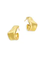 Bloomingdale's Fine Collection Sculptural Hoop Earrings in 14K Yellow Gold