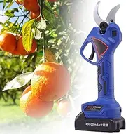 Professional Electric Pruning Shears, Cordless Tree Trimmer Branch Pruner, 45mm Cutting Diameter, with LCD Screen, for Hedge, Bush, Orchard,1*Battery