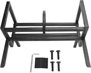 Yosoo Record Storage Rack, Albums Storage Rack Shelf for Book Magazine CD, Carbon Steel Music Records Display Shelf Organizer (1 Tier)