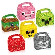 12PC Minecraft Lolly Loot Box Bag Candy Favour Box Party Supplies Decorations