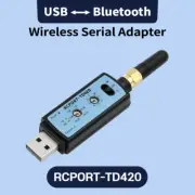 Long Range Bluetooth Serial Adapter Wireless RCPORT-TD420 Battery 300M USB