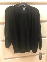 NWT Peter nygard ladies sweater 1x black