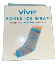 Vive Ankle Ice Wrap/Integrated Arctic Flex Gel Packs