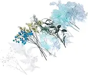 HAWILLOSCH Natural Dried Flowers Craft Kit Real Pressed Flower Material for Home Decoration Scrapbooking Jewelry Making and Creative Projects Seasonal Variation Included