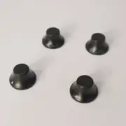 Ebony Wood Bell Guitar Knobs for Les Paul Tone Or Volume - Metric Set (4)